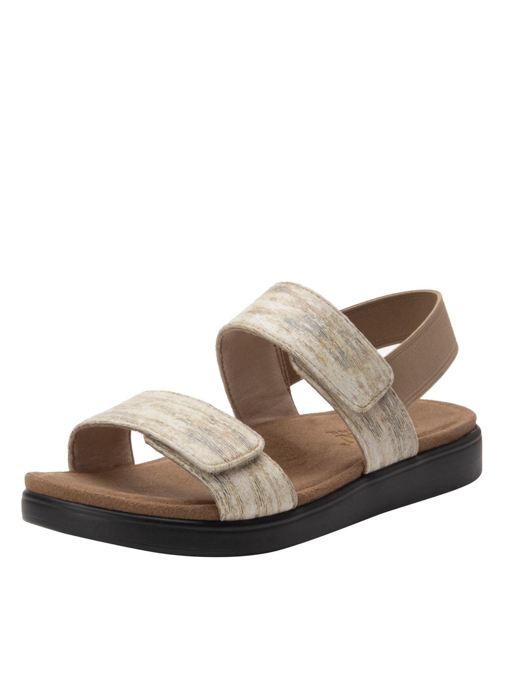 Alegria 8.5 LEA Tan Vegan Leather Soft Light Sandals